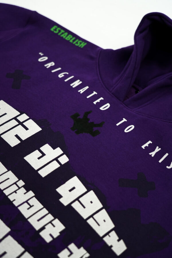 HYPOCRITE PURPLE HOODIE [UNISEX] - Image 4