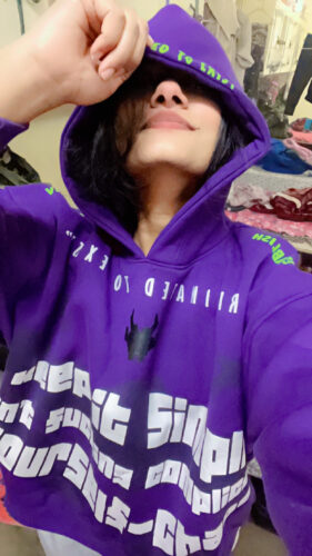 HYPOCRITE PURPLE HOODIE [UNISEX] photo review