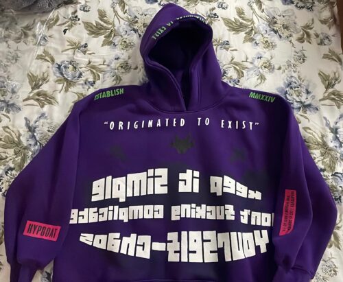 HYPOCRITE PURPLE HOODIE [UNISEX] photo review