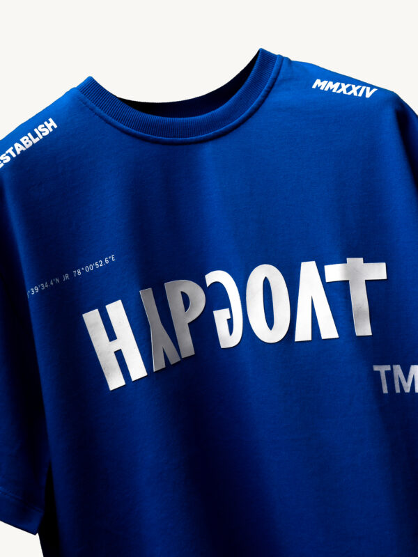 BLUE BASIC T-SHIRT [UNISEX] - Image 3