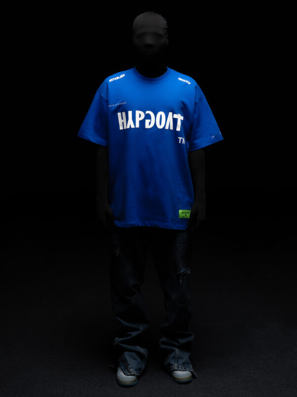 BLUE BASIC T-SHIRT [UNISEX] - Image 5