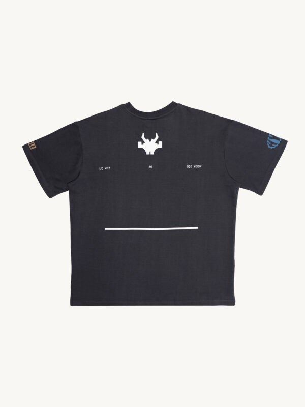 Snagle Oversized T Shirt – Flat Lay Back | Minimal Signature Print
